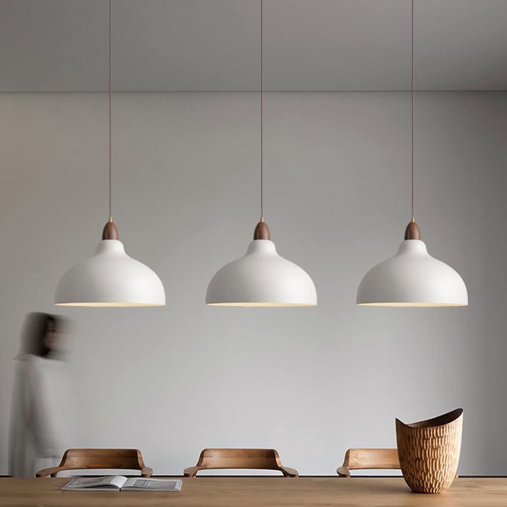 Scandinavian Wood & Metal Pendant Light – Modern Nordic Elegance