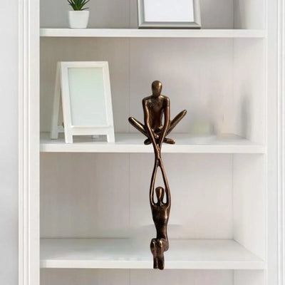 Amour et Harmonie" Sculpture – Symbolic Art for Elegant Home Decor