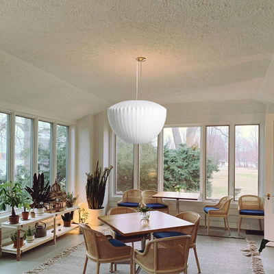 Nordic Aura Pendant Light – Modern Wooden Ceiling Lamp for Stylish Interiors