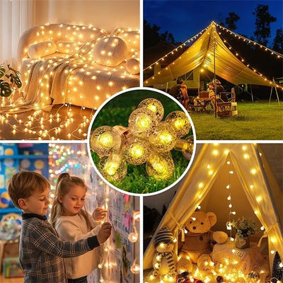 Solarite Outdoor Solar String Lights – Waterproof LED Garden Illumination