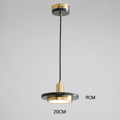 Modern Minimalist Marble Pendant Light – Elegant LED Ceiling Lamp