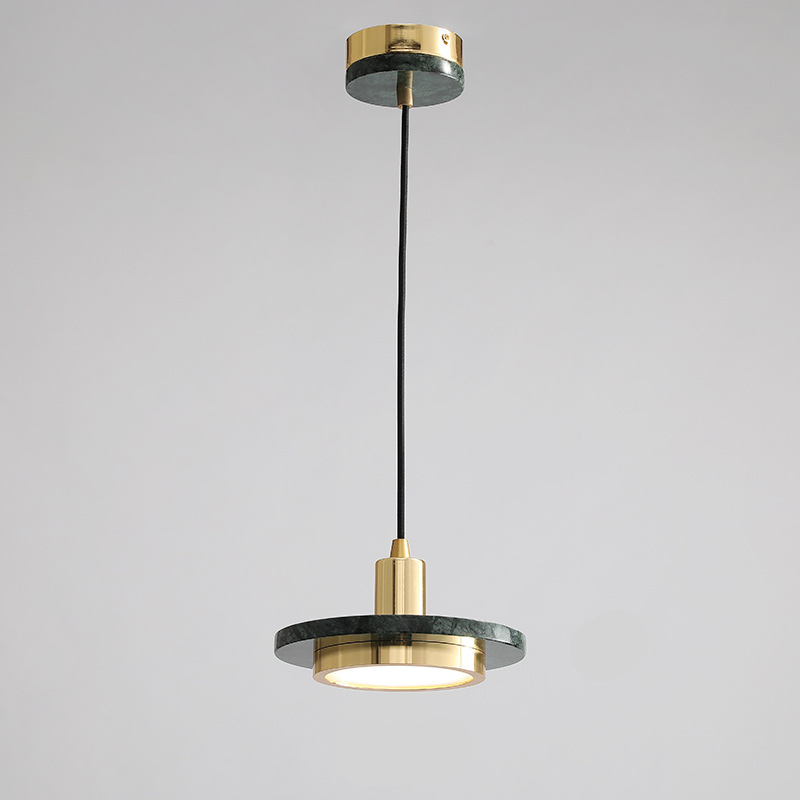 Modern Minimalist Marble Pendant Light – Elegant LED Ceiling Lamp