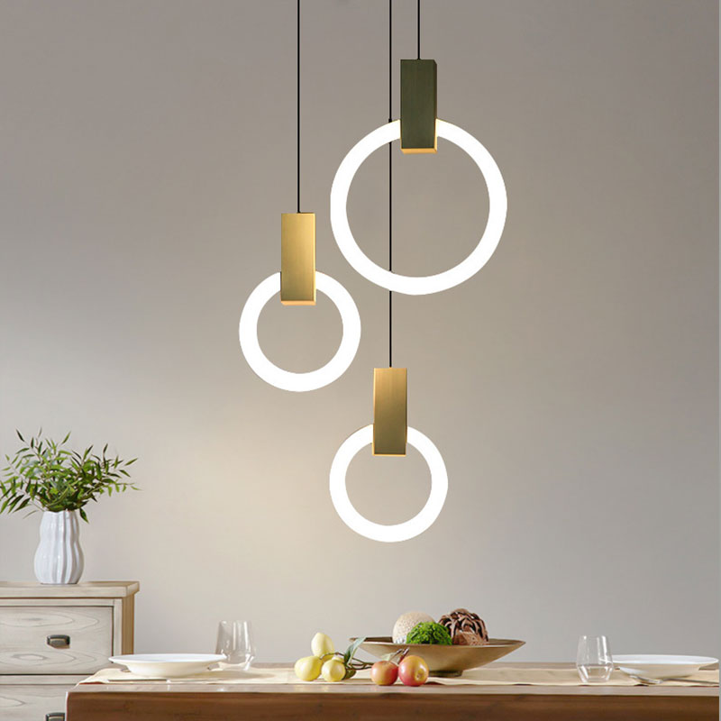 Nordic Ring LED Pendant Light – Minimalist Elegance for Modern Interiors