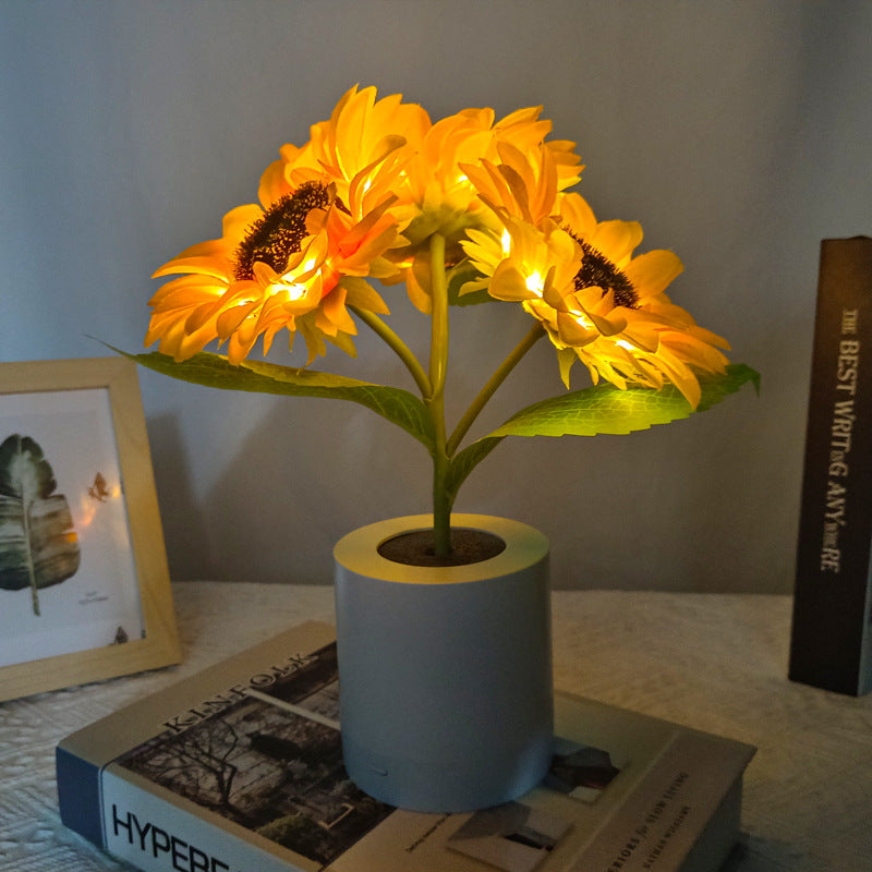 Luminous Sunflower Lamp – Nature-Inspired Glow for a Warm & Cheerful Ambience