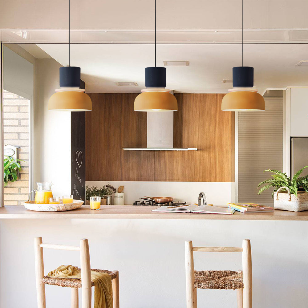 Acrylic Colorful Bowl Pendant Light – Nordic-Inspired Statement Lighting