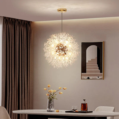 Luxury Crystal LED Chandelier – Elegant Modern Pendant Light