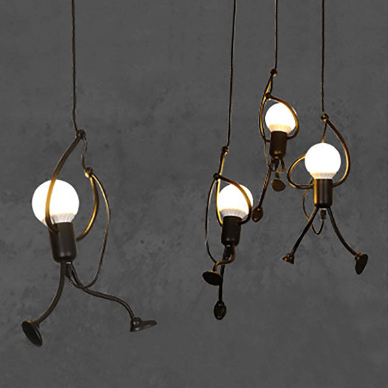 Retro Metal Pendant Light – Playful and Adjustable Design for a Unique Ambiance