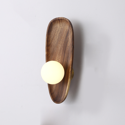 Natural Wood Wall Light – A Blend of Rustic Charm & Modern Simplicity