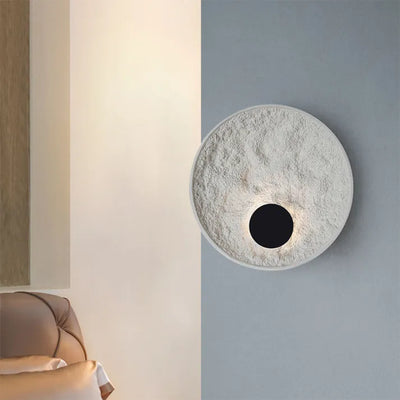 Round Moon Globe Wall Light – Contemporary Elegance with Soft LED Glow