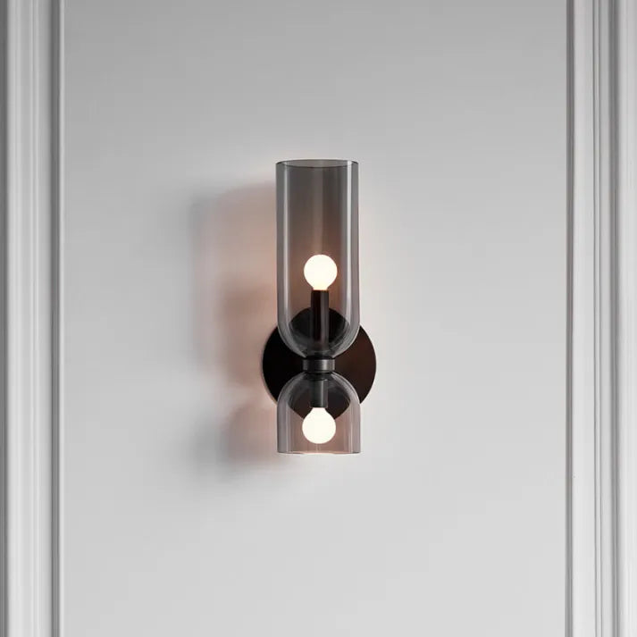 LED Double-Head Glass Wall Light – Elegant & Modern Wall Sconce