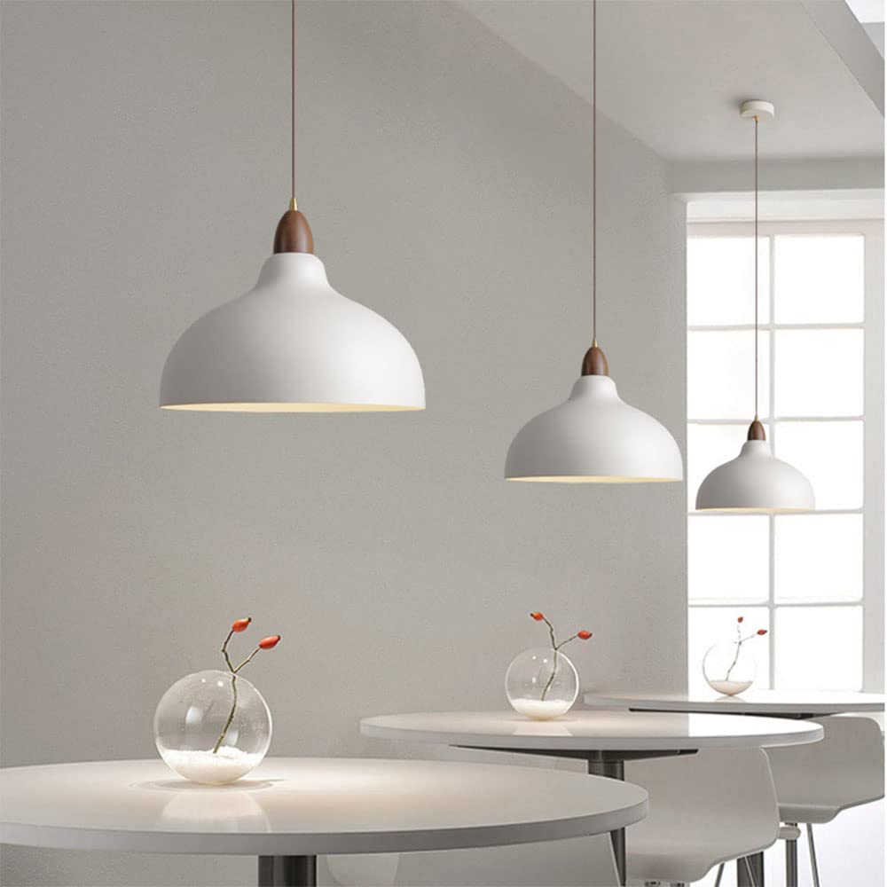 Scandinavian Wood & Metal Pendant Light – Modern Nordic Elegance
