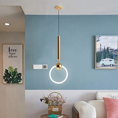 Nordic Simple LED Pendant Light – Scandinavian Minimalism for Modern Spaces