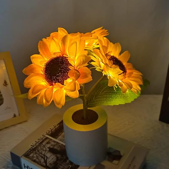 Luminous Sunflower Lamp – Nature-Inspired Glow for a Warm & Cheerful Ambience