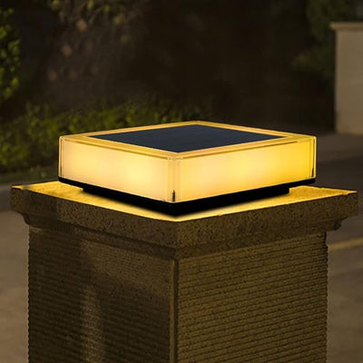 Flat Out Solar Light – Modern Waterproof LED Outdoor Wall Lamp (IP65)