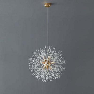 Crystal LED Pendant Light – Modern Pusteblume-Inspired Chandelier