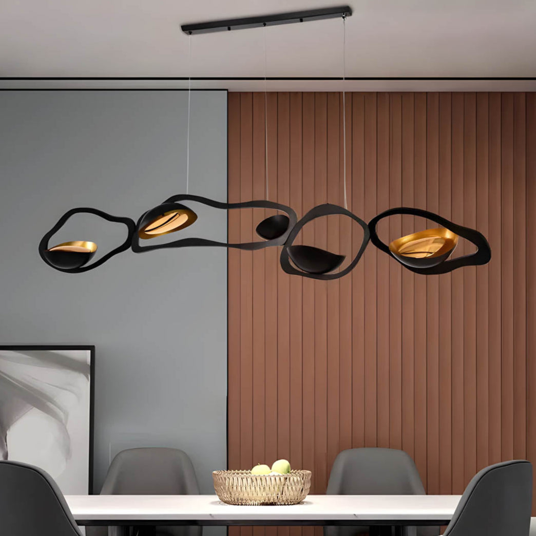 Modern Artistic Pendant Light – Sculptural LED Ceiling Fixture with Dimmable Option
