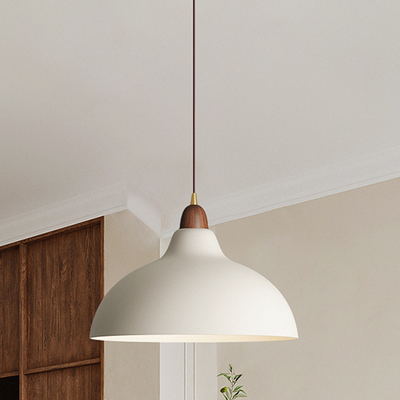 Scandinavian Wood & Metal Pendant Light – Modern Nordic Elegance