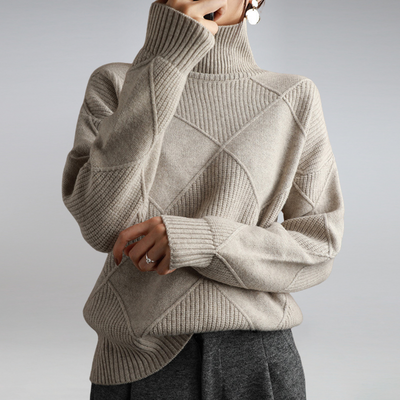 Luxury Cashmere Turtleneck Sweater – Timeless Elegance & Ultimate Comfort
