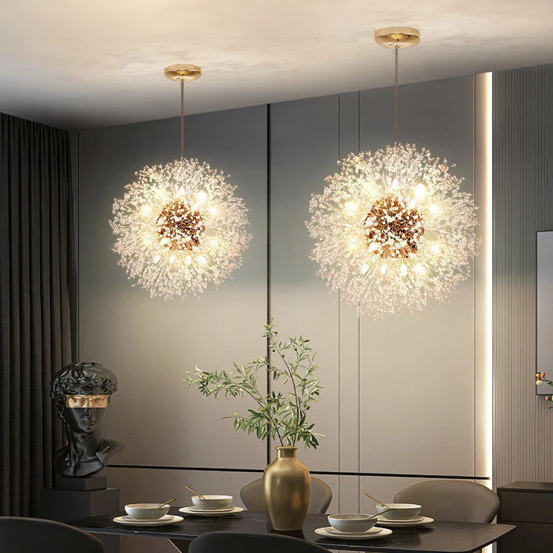 Luxury Crystal LED Chandelier – Elegant Modern Pendant Light