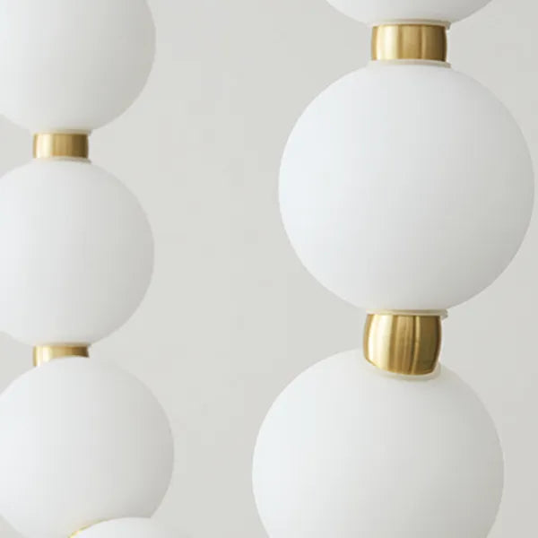 Luxury White Necklace Chandelier – Elegant Jewellery-Inspired Lighting