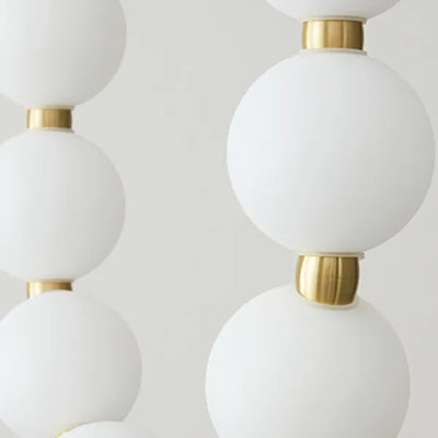 Luxury White Necklace Chandelier – Elegant Jewellery-Inspired Lighting