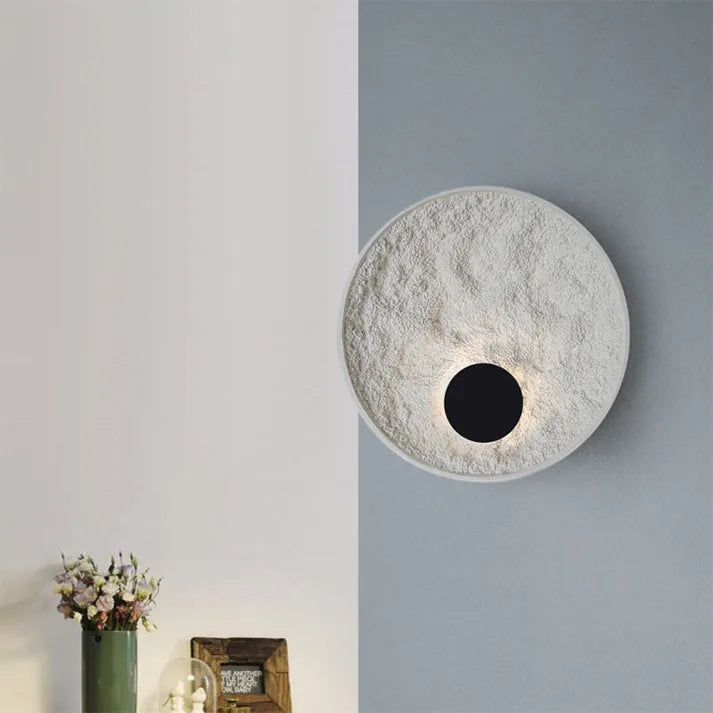 Round Moon Globe Wall Light – Contemporary Elegance with Soft LED Glow