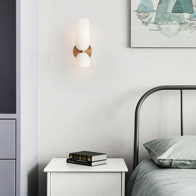 LED Double-Head Glass Wall Light – Elegant & Modern Wall Sconce