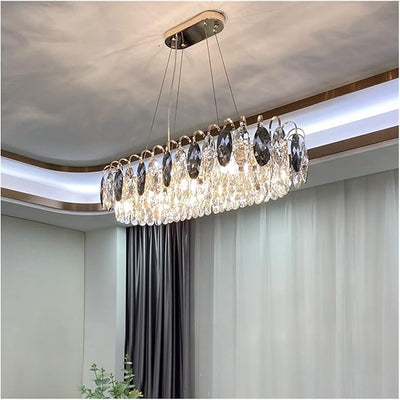 Luxury K9 Crystal Chandelier – Elegant Rose Gold Design & Dimmable LED