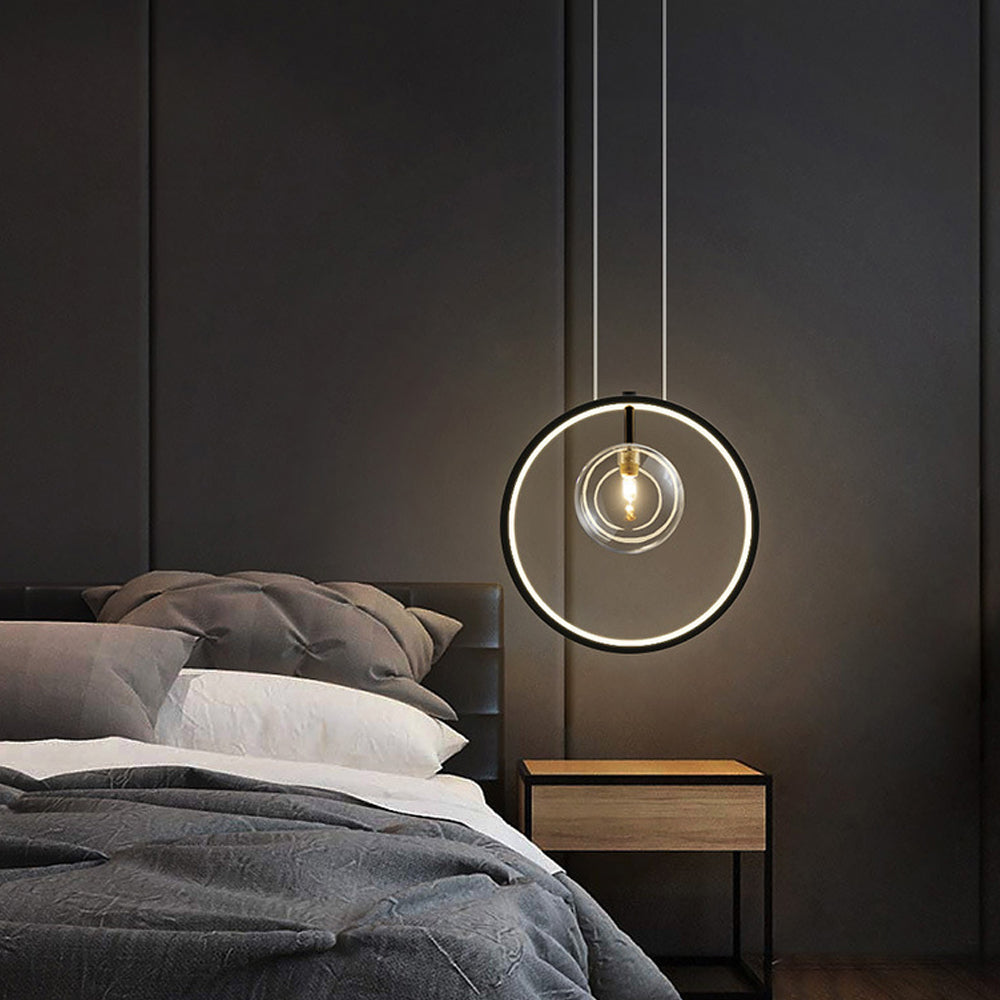 Modern Glass Pendant Light – Elegant Industrial Design for Stylish Interiors
