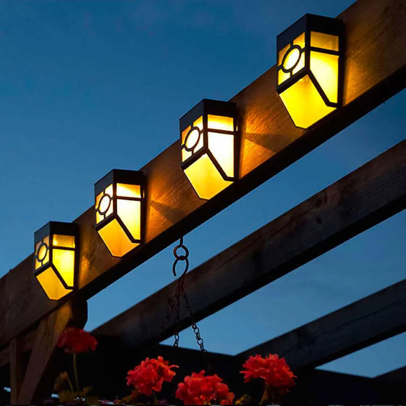 Solar LED Wall Light – Smart Outdoor Illumination with Soft Ambient Glow