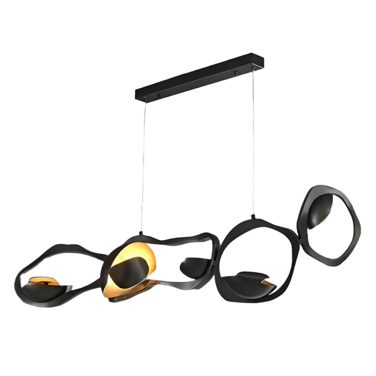 Modern Artistic Pendant Light – Sculptural LED Ceiling Fixture with Dimmable Option