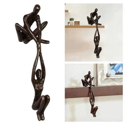 Amour et Harmonie" Sculpture – Symbolic Art for Elegant Home Decor