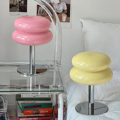 Italian Bauhaus Table Lamp – Wireless & Dimmable Retro-Inspired Lighting