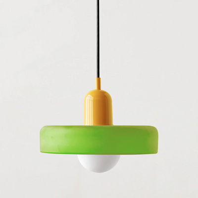 Bauhaus Pendant Light – A Timeless Fusion of Stained Glass & Modern Functionality