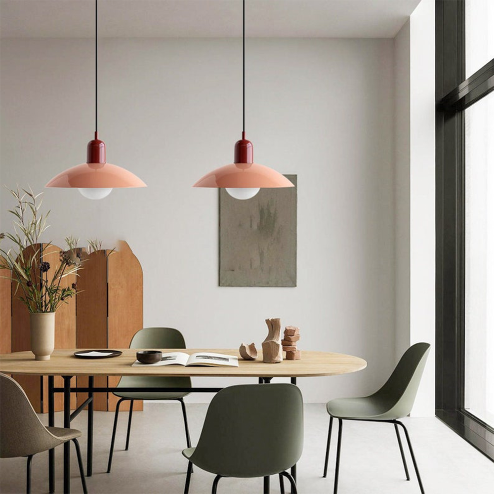 Macaron Pendant Light – Colourful Glass Shade for Modern Interiors