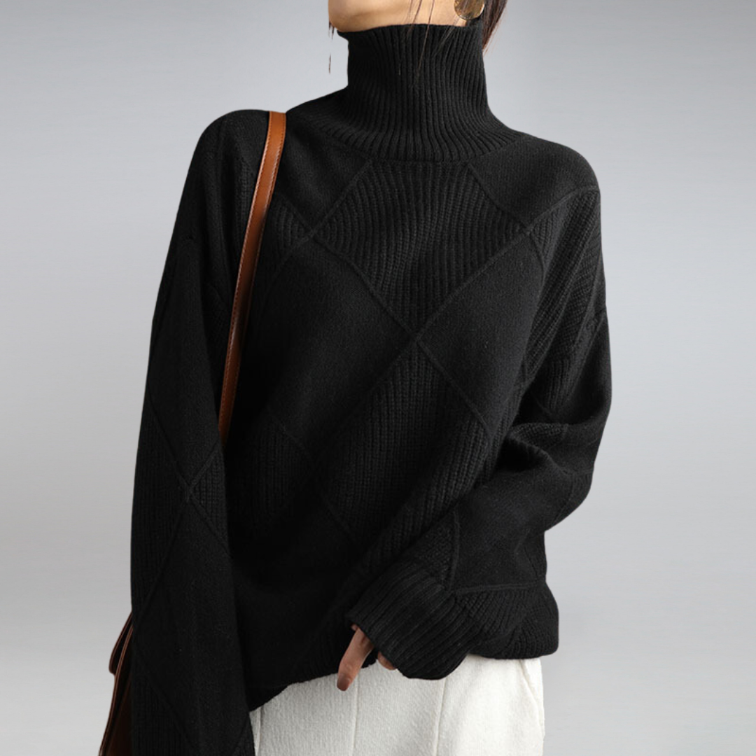 Luxury Cashmere Turtleneck Sweater – Timeless Elegance & Ultimate Comfort