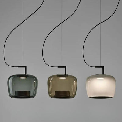 Modern LED Pendant Light – Minimalist Glass & Metal Design for Kitchens & Dining