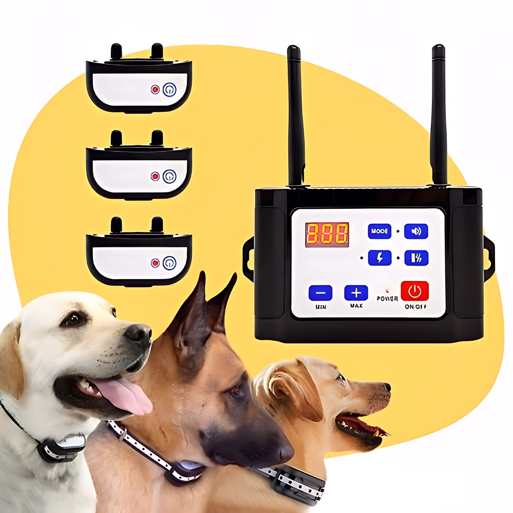 2-in-1 Wireless Dog Fence & Training Collar – Safety and Training Simplified