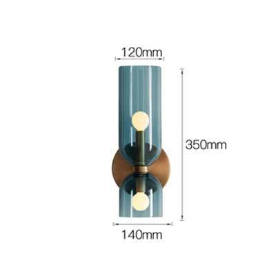 LED Double-Head Glass Wall Light – Elegant & Modern Wall Sconce