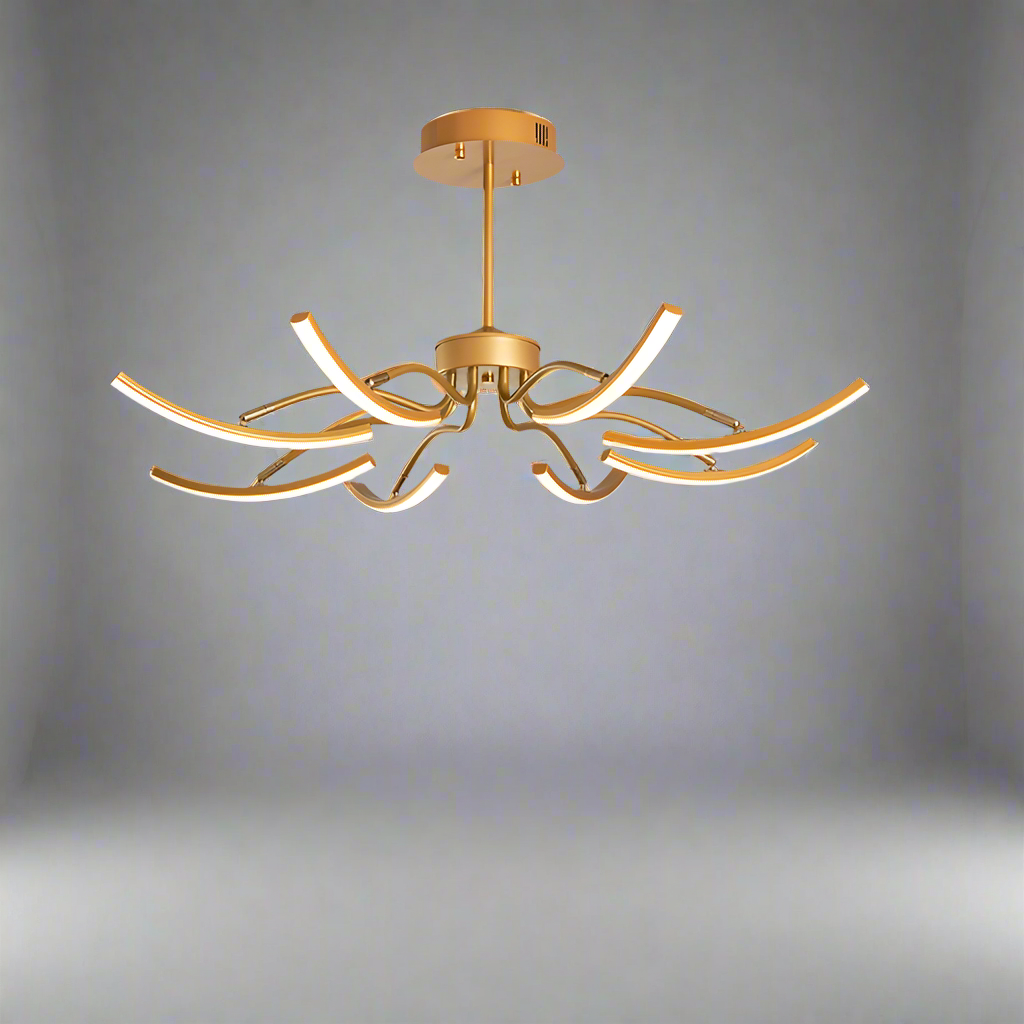 Luster Modern Ceiling Light – Elegant LED Design for Ambient Lighting
