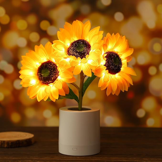 Luminous Sunflower Lamp – Nature-Inspired Glow for a Warm & Cheerful Ambience