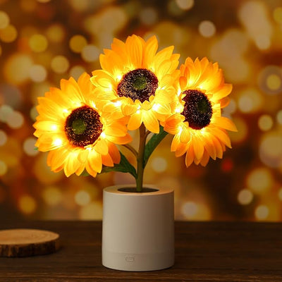 Luminous Sunflower Lamp – Nature-Inspired Glow for a Warm & Cheerful Ambience