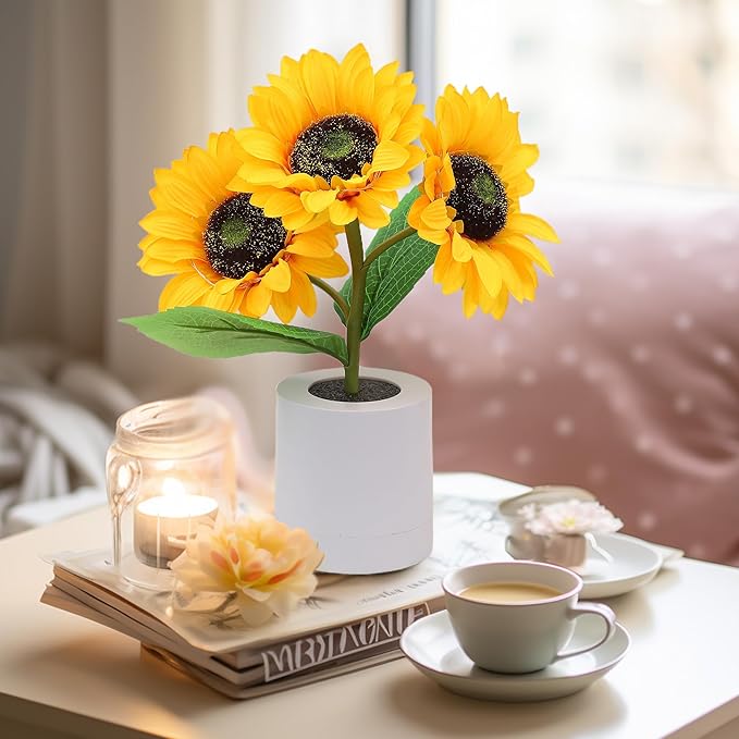 Luminous Sunflower Lamp – Nature-Inspired Glow for a Warm & Cheerful Ambience