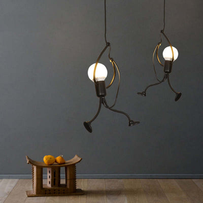 Retro Metal Pendant Light – Playful and Adjustable Design for a Unique Ambiance