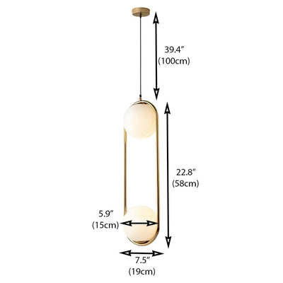 Elegant Drop Pendant Lights – Modern Brass Hanging Lamp for a Luxurious Touch