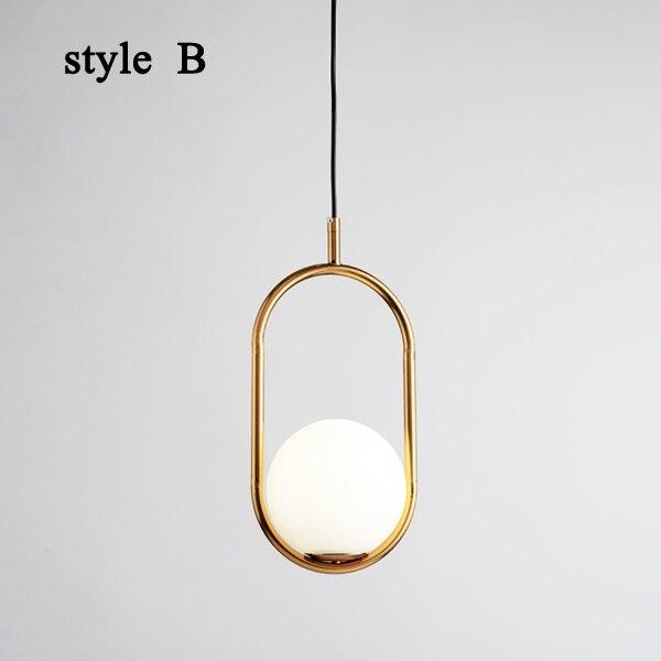 Harmony Glass Pendant Light – Elegant Adjustable Hanging Lamp (E27, 4 Styles, 40W Max)