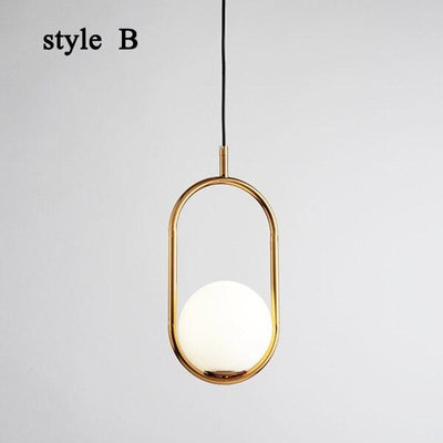 Harmony Glass Pendant Light – Elegant Adjustable Hanging Lamp (E27, 4 Styles, 40W Max)