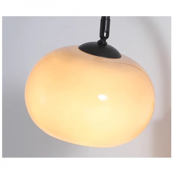 Bauhaus Persimmon Rotating Glass Wall Light – Minimalist Elegance with Customizable Illumination