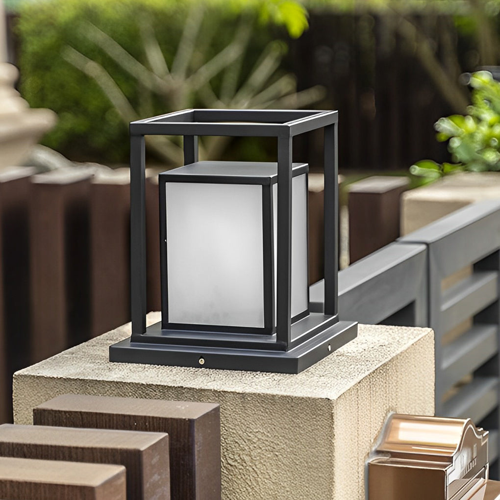 Solar Patio Lamp – Waterproof Stainless Steel LED Outdoor Light