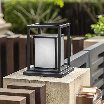 Solar Patio Lamp – Waterproof Stainless Steel LED Outdoor Light